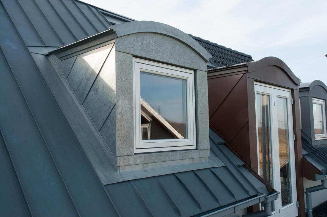Roof metal transition detail